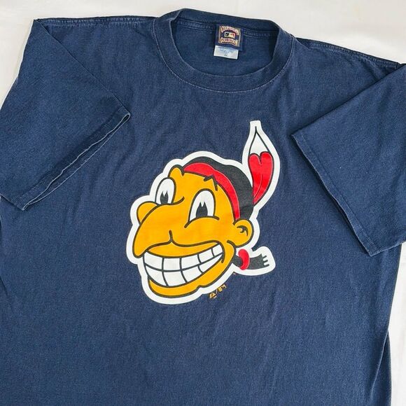 Vintage Cleveland Indians OG Chief Wahoo Graphic Short Sleeve Tee - Picture 1 of 6